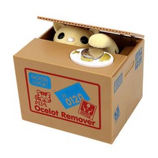 동전먹는 고양이 저금통, 굿럭, 1개