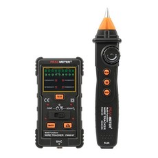 ICBOX PEAKMETER 6816 網絡測線儀 抗干擾多功能帶電查線器 精準定位 網絡維護必備, Black, 1套裝