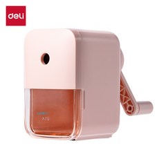 DIU 削笔机学生用品自动进铅卷笔刀削笔器铅笔刨新品转笔刀, 1個, X70红色:如圖