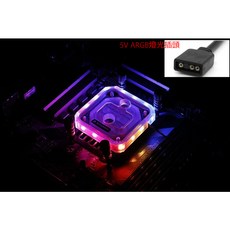 Barrow AM3/AM4/AM5平台噴射型CPU水冷頭 極光LTYK3A-04 V2, 1個