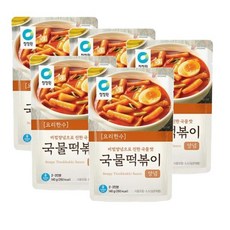 청정원 요리한수 국물떡볶이양념 140g 5개