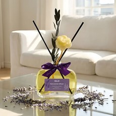 에인디 실내방향 숙면에 도움주는 에센셜 아로마 리얼 라벤더 천연 디퓨저, 리얼디퓨저라벤더+섬유스틱5개, 100ml, 1개