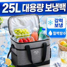 바인느 보냉가방 대형 보냉백 아이스가방, 그레이