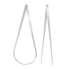 uxcell 고정 조인트형 내부 외부 캘리퍼 세트 600mm 24인치 410 스테인리스강제 외부 내부 측정용 고정 마찰 조인트, 24 Inch