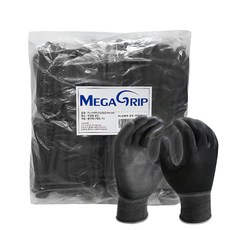 MEGA GRIP 手掌PU塗層手套 L, 黑色, 20個