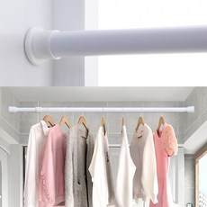 커튼봉 길이조절 자취방 행거봉 압축봉 원룸 무타공, 2호 70-128cm, 1개