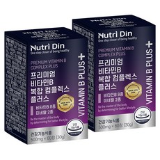 뉴트리딘 프리미엄 비타민B 복합 컴플렉스 플러스, 60정, 2개
