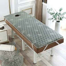 마사지 침대 라텍스 안마 베드 미용베드 경락패드, 1cm, 니트 작은 풀 4cm