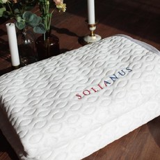 涼感防水保潔床裙, 白色