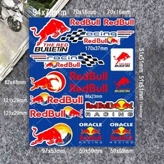 할로윈 데칼 로고 비닐 크리스마스 레드불 레이싱 스티커, FG166, 1개