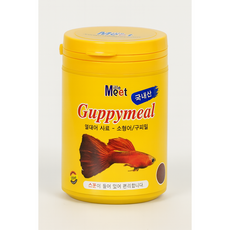 밀레펫 구피밀 소형 열대어 사료, 1개, 220ml