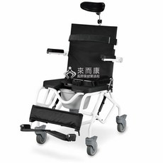 來而康 光星 NOVA 機械椅(未滅菌) BAJA 空中傾倒 附輪 洗澡馬桶椅 洗澡椅 便盆椅補助, 1個, 單一色系