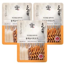 [프리본] 부산어묵 어육함량 75% 두툼한 명품 물떡&어묵꼬치, 3개, 510g