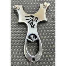 武器酷 【 不鏽鋼 平板彈弓 越南彈弓 不鏽鋼彈弓 】 katapel slingshot, 1個, 造型2