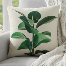 서플라이랩 디자인 프린팅 쇼파쿠션 컬렉션 국산솜포함, 13.활엽수