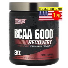 Nutrex Research BCAA 분지 사슬 아미노산00 과일 펀치 맛, 231g, 1개