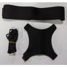 足球訓練輔助器 控球訓練帶 足球技能提升 隨時隨地練習, 1套, 黑色