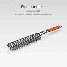 캠핑 바베큐 그릴 바구니 숯불 그릴 야외 도구 휴대용 논스틱 구이 고기 액세서리