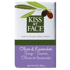 Kiss My Face 솝 바, 230g, Olive & Lavender, 1개