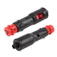 DIY 차량용 고용량 시거잭 플러그 8A 온오프 전원 스위치 휴즈내장 SCG-38, 1개