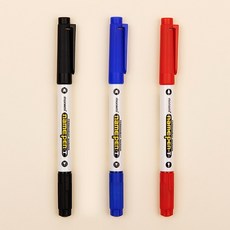 모나미 네임펜 T 트윈타입, 흑색, 12개