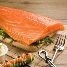 칠레 훈제연어 필렛 1.7~2.0kg 샐러드 횟감 초밥 등, 1개, 2kg