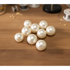 아크릴 진주 비즈 구슬 부자재 6mm 8mm 10mm 12mm 14mm 키링 폰 스트랩 팔찌 만들기 악세사리 공예재료, 6mm(400개), 1개