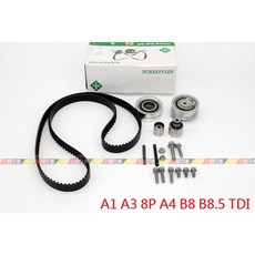VAG小賴汽車 A1 A3 8P A4 B8 B8.5 TDI 正時皮帶組 時規舵輪 全新, 1個