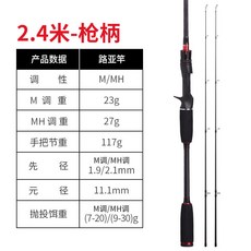 池刃 路亞竿 泛用磯海釣魚竿, 槍柄,2.1