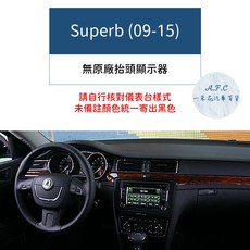 【A.F.C 一朵花】SKODA 皮革避光墊, 1個, Superb(09-15)