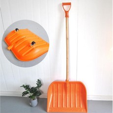 축사 농가 관공서 제설 거름 낙엽 청소용 바퀴 넉가래 눈삽 회사 군대 제설용, 1개, 상세페이지 참조