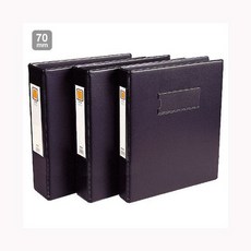 3공O링 비닐고주파바인더 R636 흑색 A4 폭70mm dav48978OW