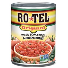 로-텔 다이스드 토마토와 그린 칠리 283g Rotel Diced Tomatoes with Green Chiles 10 Oz, 1개