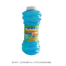 泡泡玩具 泡泡棒 泡泡水 補充罐, 1個, 小罐-473ml (顏色隨機出貨)