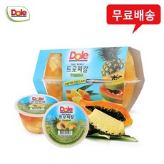 Dole 돌 후룻볼 트로피칼(4개입) x 1팩/간편과일, 1개, 452g
