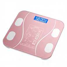 AIVK BL-2601 智能體脂秤 高精度體重計, 粉色, 1個, 可測體重體脂
