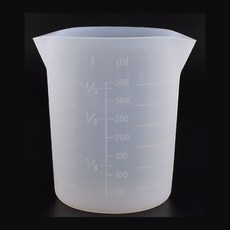 실리콘 계량컵 / 교반컵 비커 레진 아트 공예 재료, 실리콘 계량컵 350ML / M-91