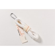 소분 3.0mm 5m 카라비너 파라코드 끈 아웃도어 로프 리드줄 팔찌 마스크스트랩, 30. White