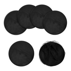 YELARXI 스팟 마커 민첩성 훈련용 폴리 플로어 도트 미끄럼 방지 플랫 필드 콘 6개 178cm 7인치 블루 축구/스피드 트레이닝/게임/농구, 6, 23 cm / 9.06 Inch, 퍼플