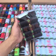 智龍 彩色縫紉線 手工縫補線, 黑色,40卷, 1個