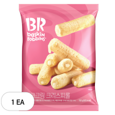 배스킨라빈스 밀크크림 크리스피롤 간식 10p, 1개, 150g