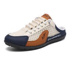 COMIRST 남성 여름 반슬리퍼 슬립온 스니커즈 운동화