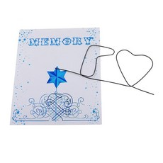 초보마술도구 카드를 맞추는 마술 철사 형상기억합금 와이어그램(소형) Wire gram 멘탈매직 예언하는철사 변신철사, 1개