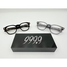 寶翔眼鏡FourNines 999.9日本品牌NP-02H透灰日本手工框, 1個