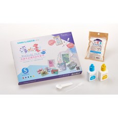 雄獅 浮水畫顏料組-5色(MP-50 )，色彩鮮明、安全無毒，輕鬆體驗浮水畫樂趣, 5+1浮水畫, 14ml, 1組