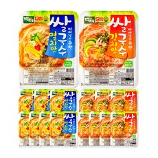 백제 쌀국수 멸치맛 8개 + 김치맛 8개_어머님의 손맛, 92g, 16개