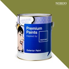 노루페인트 팬톤페인트 외부용 익스테리어, 1개, 무광 18-0538 Woodbine, 4L