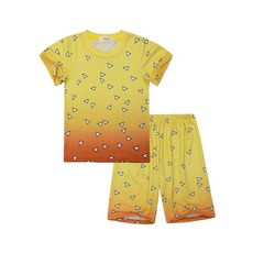 귀멸의칼날 잠옷 파자마 반팔 상하의 세트 상하복 실내복