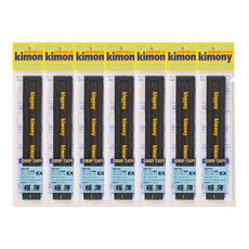 키모니 하이소프트 EX 슬림 오버그립 7P KGT101, 블랙, 7개