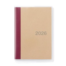 무인양품 수첩 2026년 A6 먼슬리 스케줄장 2025년 12월 시작 A684854460